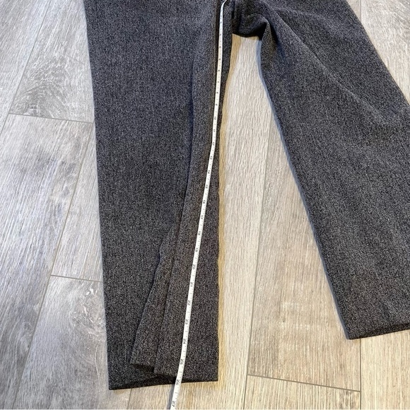 VINTAGE Evan Picone Black  &  White Tweed Cropped Trousers Minimalist Stretch 6 - Picture 10 of 11